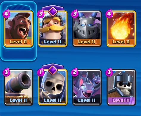 hog rider deck arena 7.